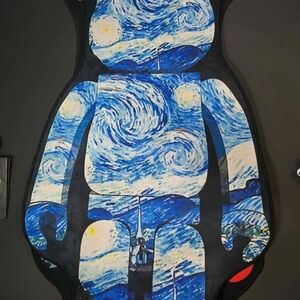 Starry Night Bearbrick Art Piece